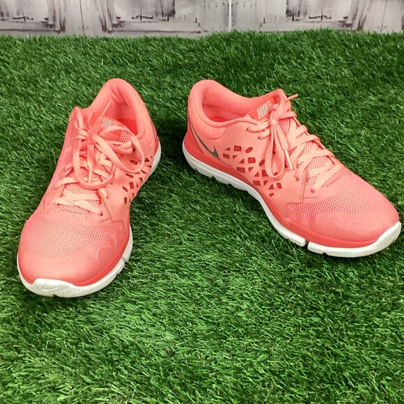 Nike Flex Run 2015 Orange Running Shoes 8.5 - Picture 1 of 11